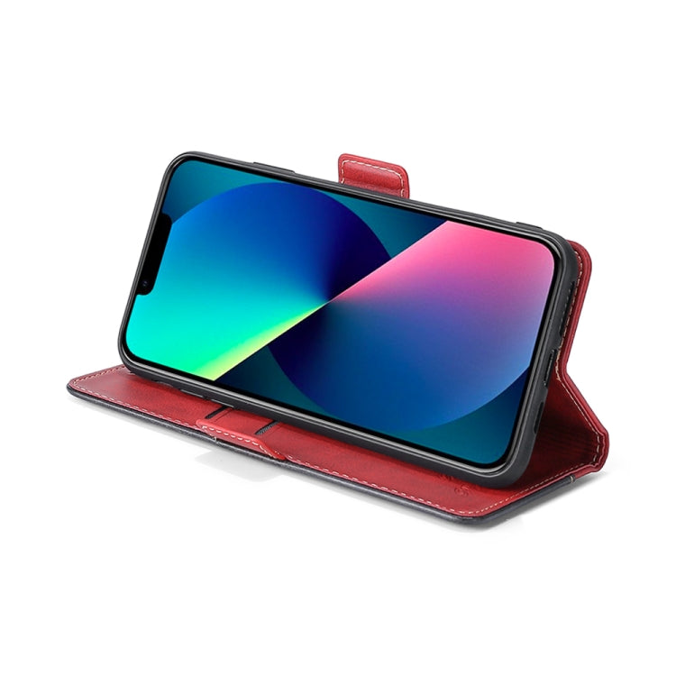 Contrast Color Side Buckle Leather Phone Case, For iPhone 14, For iPhone 14 Plus, For iPhone 14 Pro, For iPhone 14 Pro Max