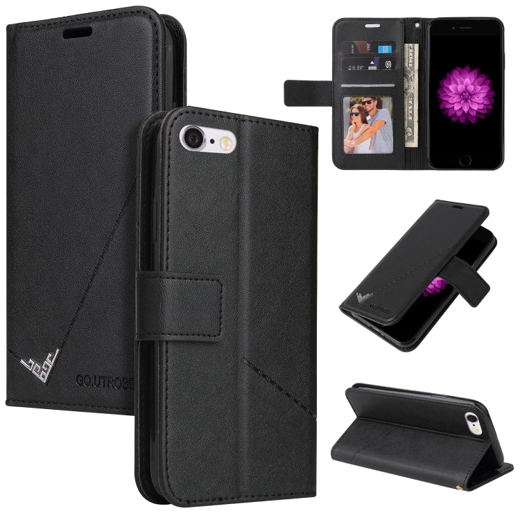 GQUTROBE Right Angle Leather Phone Case, For iPhone XS Max, For iPhone 7 Plus / 8 Plus, For iPhone 7 / 8 / SE 2020 / SE 2022, For iPhone 6 Plus / 6s Plus