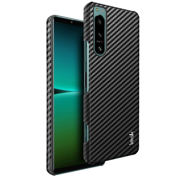 IMAK Ruiyi Series Carbon Fiber PU + PC Phone Case, For iPhone 14 Plus, For iPhone 14 Pro Max, For iPhone 14 Pro, For iPhone 14, For Xiaomi Mix Fold 2 5G, For Asus ZenFone 9 5G, For Motorola Moto Razr 2022, For Sony Xperia 5 IV