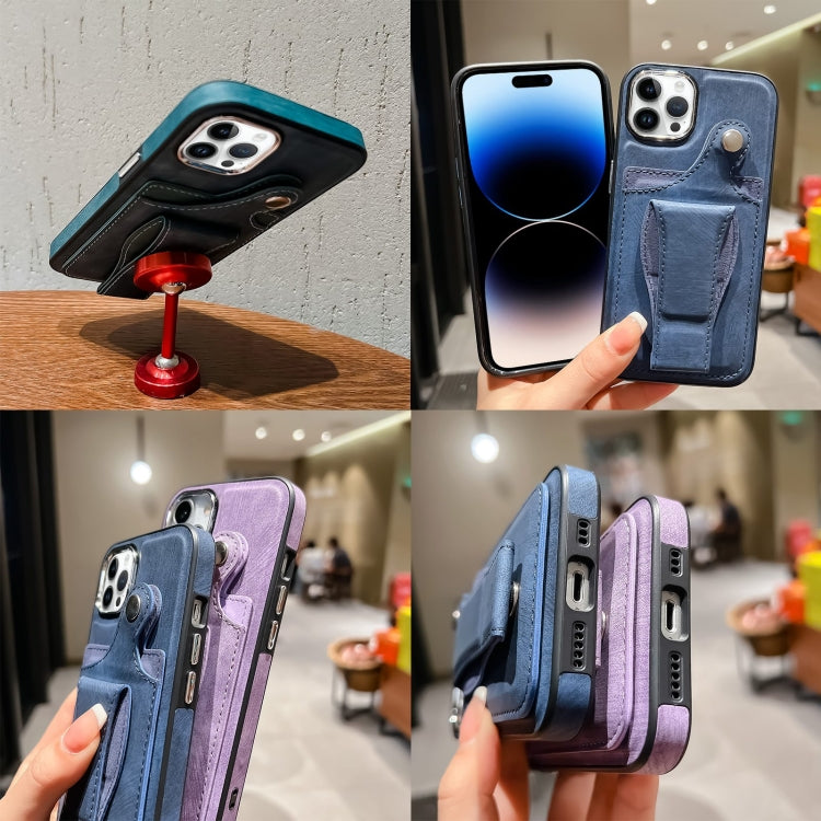 Side Leather Rotation Card Holder Phone Case, For iPhone 14 Pro Max, For iPhone 14 Pro, For iPhone 14, For iPhone 14 Plus