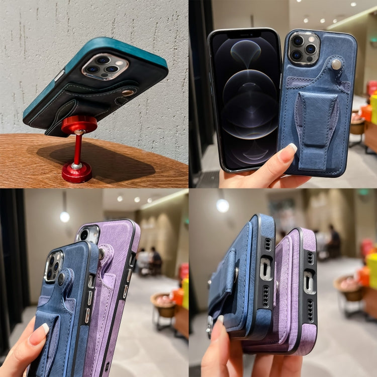 Side Leather Rotation Card Holder Phone Case, For iPhone 12 Pro, For iPhone 12, For iPhone 11 Pro Max, For iPhone 11 Pro