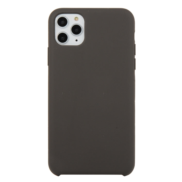For iPhone 11 Solid Color Solid Silicone Shockproof Case (Hibiscus Pink), For iPhone 11 Pro Max