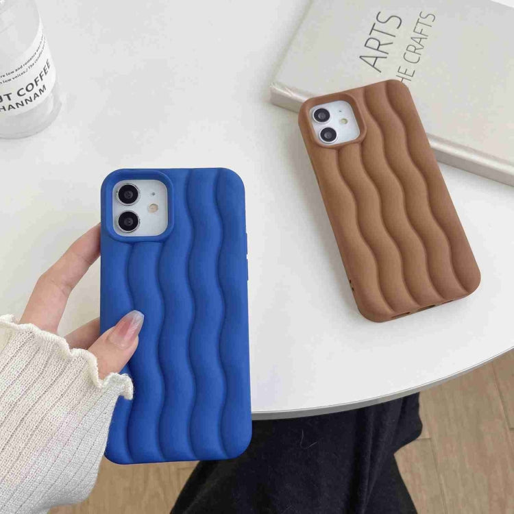 Skin Feel 3D Water Wave Texture Phone Case