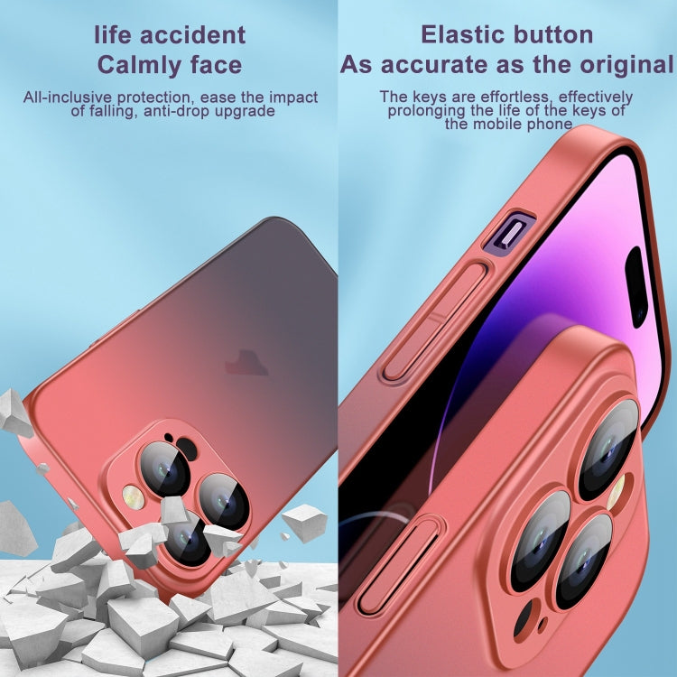 Skin Feel Frosted Gradient Phone Case, For iPhone 14 Plus, For iPhone 13 Pro Max, For iPhone 13 Pro