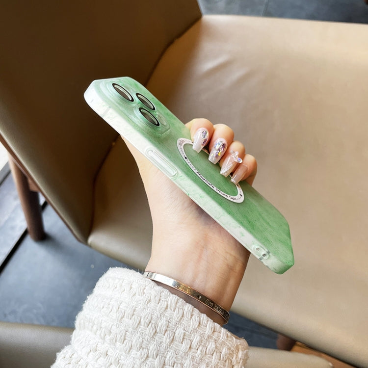 Silk Ink Pattern MagSafe PC Phone Case, For iPhone 13 Pro Max, For iPhone 13 Pro, For iPhone 13, For iPhone 12 Pro Max