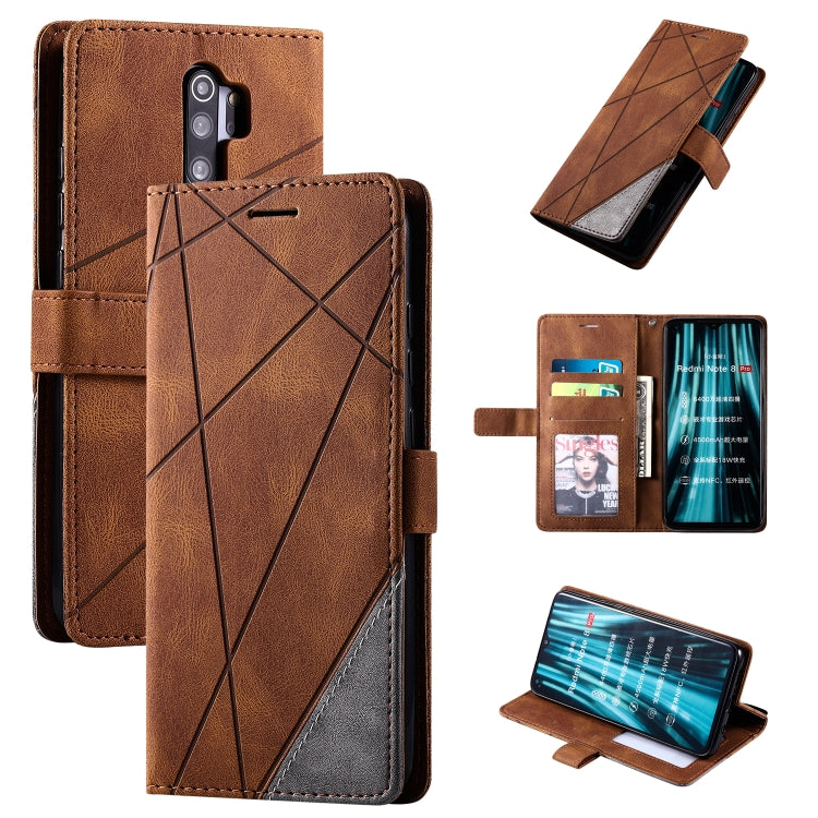 Skin Feel Splicing Horizontal Flip Leather Case with Holder & Card Slots & Wallet & Photo Frame, For iPhone 11, For iPhone 11 Pro, For iPhone 11 Pro Max, For iPhone SE 2022 / SE 2020 / 8 / 7