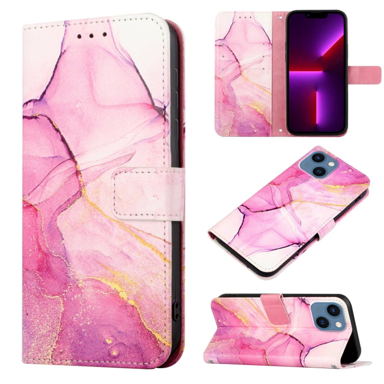 PT003 Marble Pattern Flip Leather Phone Case, For iPhone 16e, For iPhone 15 Pro Max, For iPhone 15 Pro, For iPhone 15 Plus