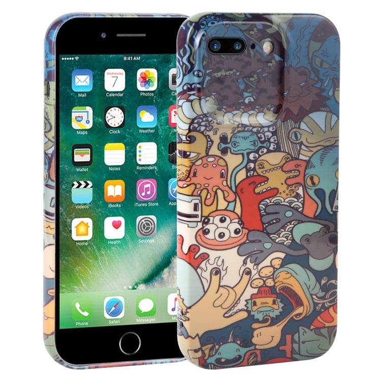 Dustproof Net Full Coverage PC Phone Case, For iPhone 8 Plus / 7 Plus