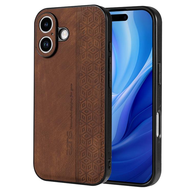 AZNS 3D Embossed Skin Feel Phone Case, For iPhone 16e, For iPhone 16 Pro Max, For iPhone 16 Pro, For iPhone 16 Plus