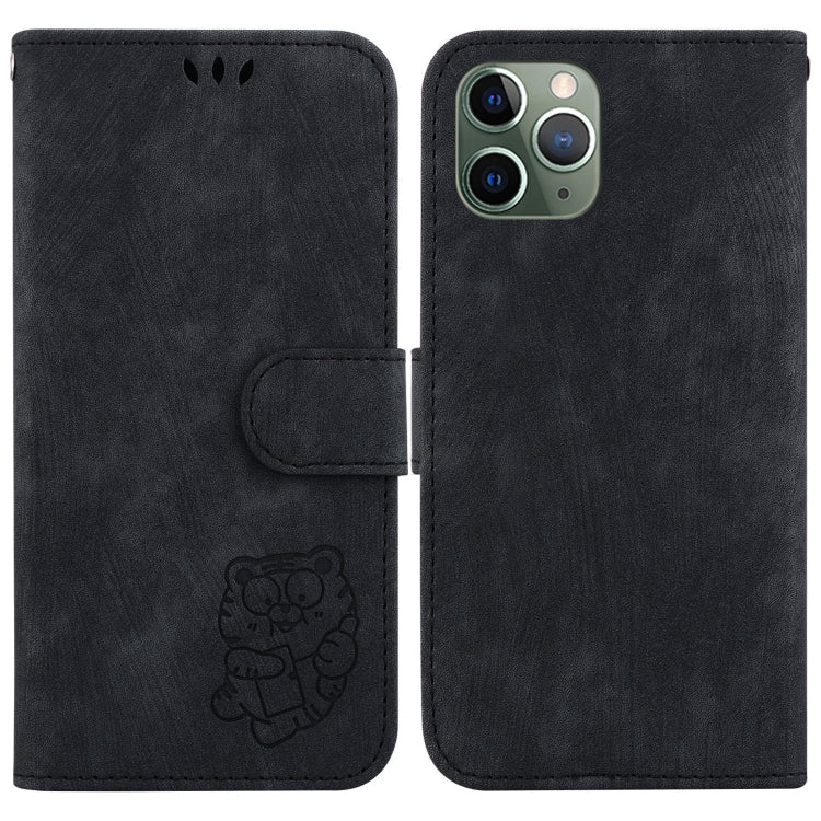 Little Tiger Embossed Leather Phone Case, For iPhone 12 mini, For iPhone 11 Pro Max, For iPhone 11, For iPhone 11 Pro
