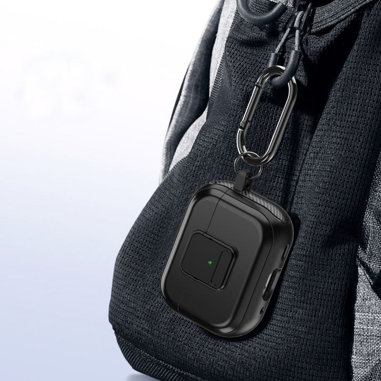 TPU + PC Wireless Earphones Case with Magnetic Switch, For AirPods 2 / 1