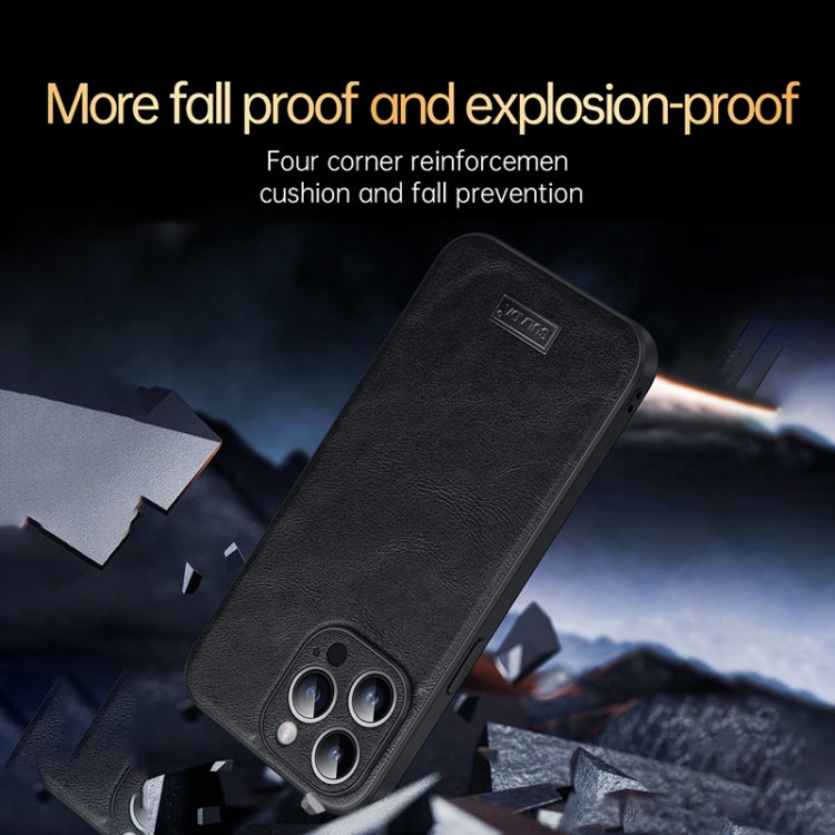 SULADA Shockproof TPU Hybrid Handmade Leather Phone Case, For iPhone 15 Pro Max, For iPhone 15 Pro, For iPhone 15 Plus, For iPhone 15