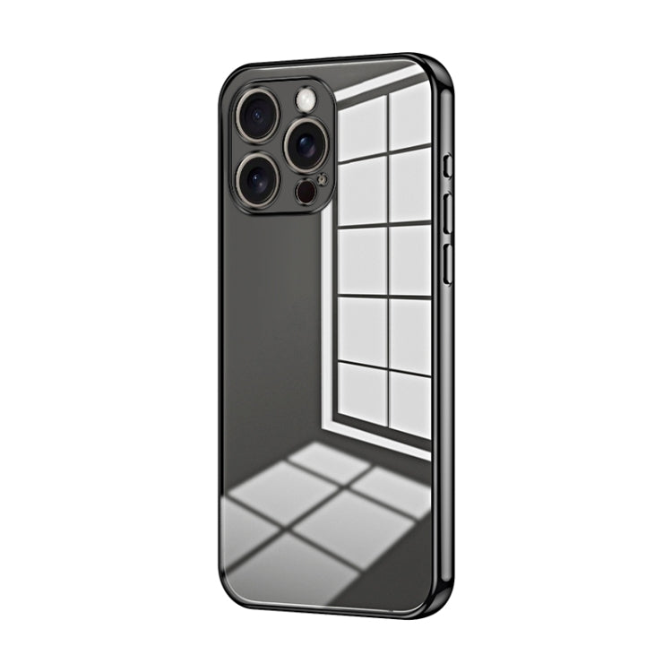Transparent Plating Fine Hole Phone Case, For iPhone Air, For iPhone 16e, For iPhone 16 Pro Max