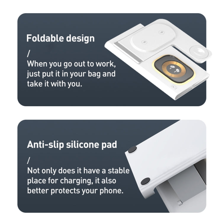A80 3 in 1 15W Folding Wireless Charger