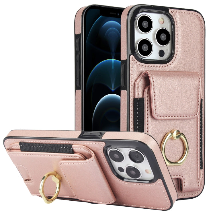 Elastic Card Bag Ring Holder Phone Case, For iPhone 13, For iPhone 12, For iPhone 12 Pro Max, For iPhone 12 Pro