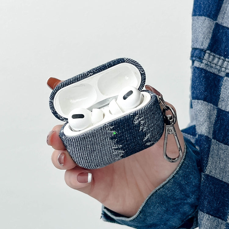 Stitching Denim Cloth Bluetooth Earphone Protective Case, For AirPods Pro 2, For AirPods 3, For AirPods Pro