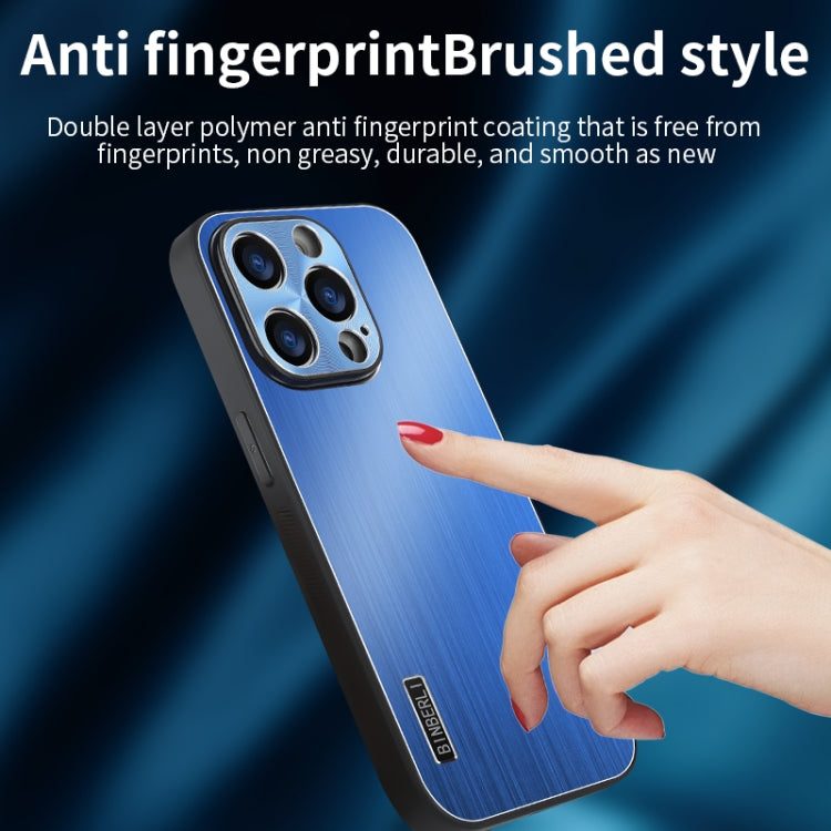 PC Hybrid Aluminum Alloy Brushed Shockproof Phone Case, For iPhone 16 Pro Max, For iPhone 16 Pro, For iPhone 16 Plus, For iPhone 16, For iPhone 15 Pro Max, For iPhone 15 Pro