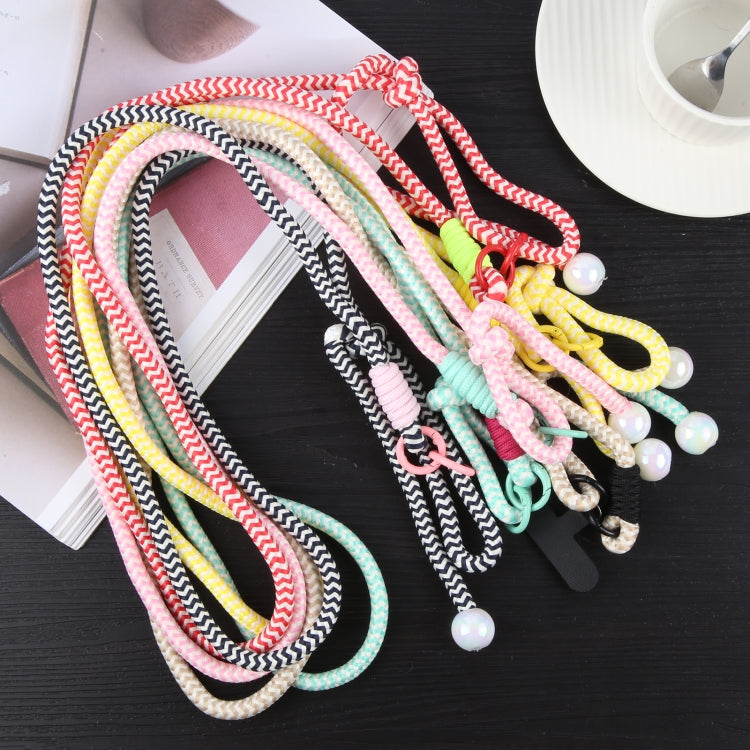 Mobile Phone Anti-lost Big Bead Nylon Long Lanyard