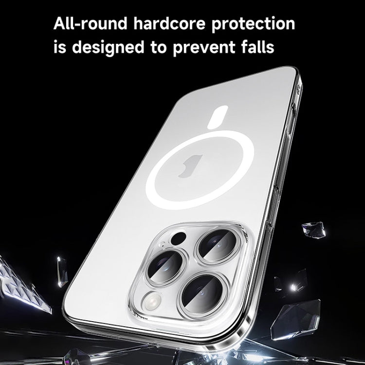 SULADA Crystal Sand Series Electroplating Frosted MagSafe Magnetic Phone Case, For iPhone 16 Pro Max, For iPhone 16 Pro, For iPhone 16 Plus, For iPhone 16, For iPhone 15 Pro Max, For iPhone 15 Pro, For iPhone 15, For iPhone 14, For iPhone 14 Pro...