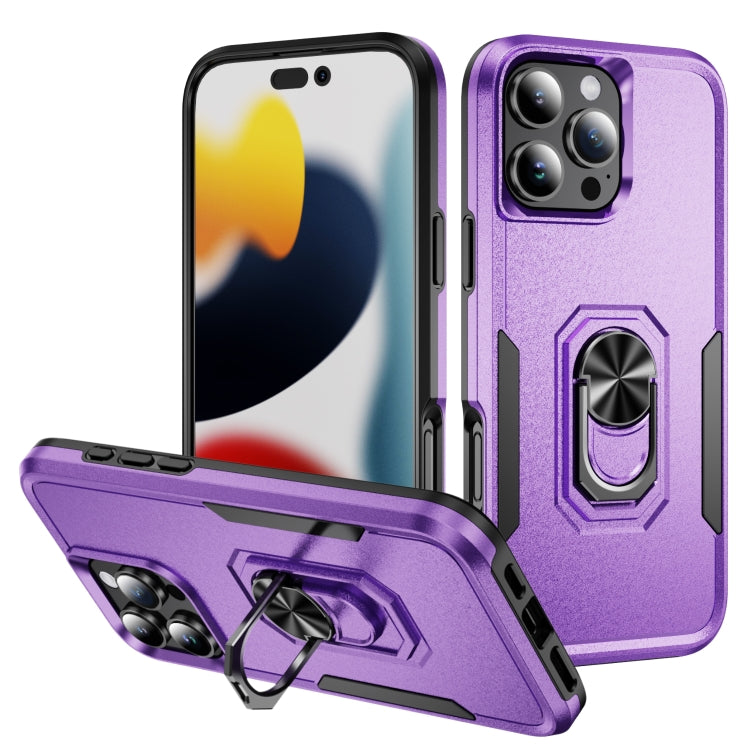 Pioneer Armor Heavy Duty PC + TPU Phone Case with Holder, For iPhone Air, For iPhone 16 Pro Max
