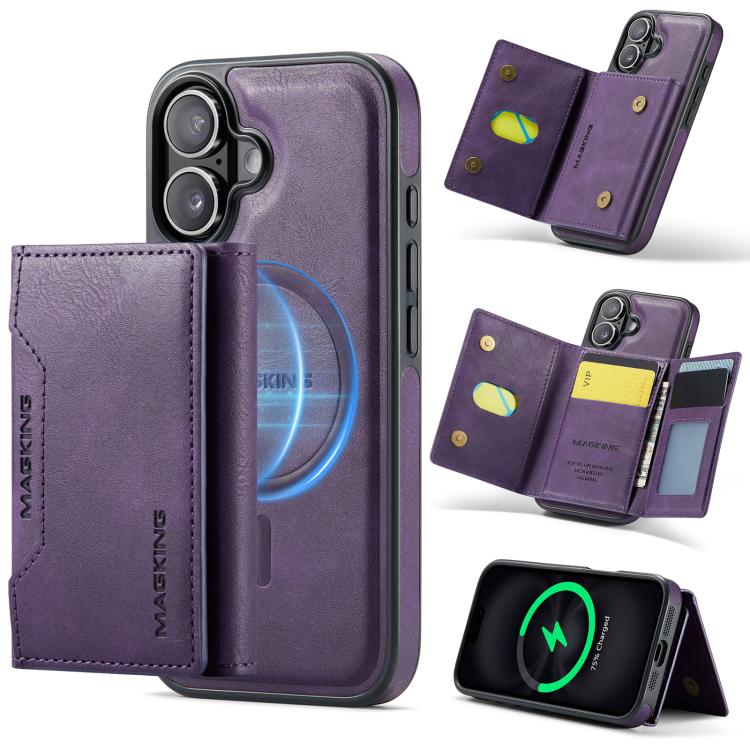 MAGKING K2 Series MagSafe RFID Card Bag Detachable Phone Case