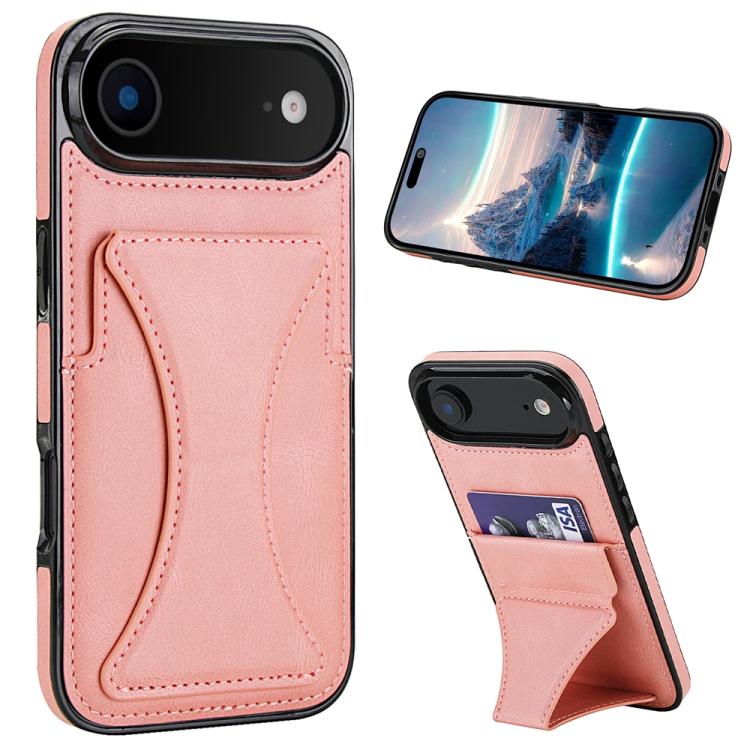 Ultra-thin Shockproof Phone Protective Case with Holder, For iPhone 17 Pro Max, For iPhone 17 Pro, For iPhone 17, For iPhone Air