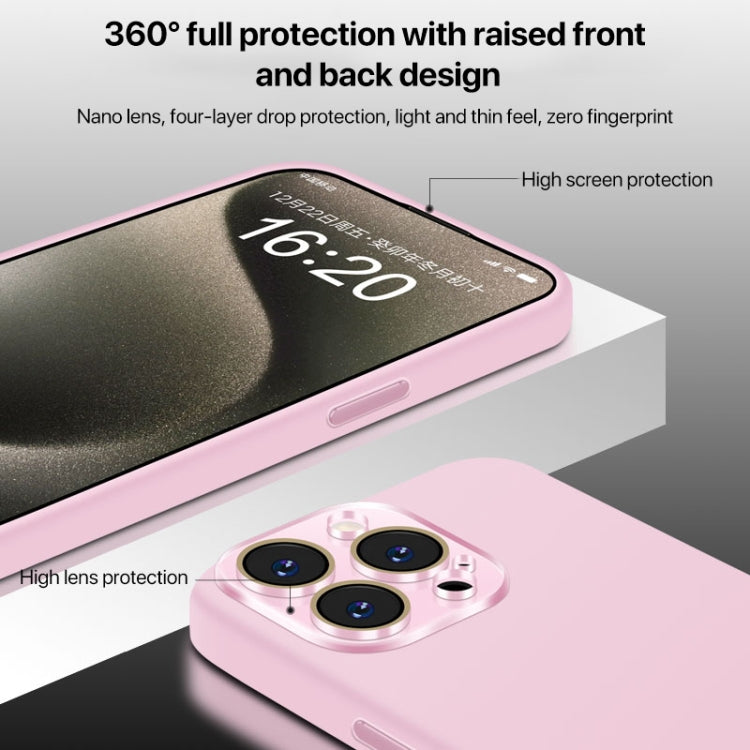 Nano Lens Cover Liquid Silicone Phone Case, For iPhone 14 Plus, For iPhone 14