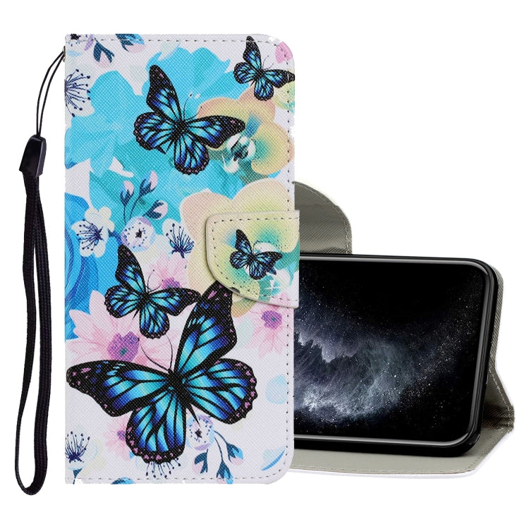 Coloured Drawing Pattern Horizontal Flip PU Leather Case with Holder & Card Slots & Wallet & Lanyard, For iPhone 11 Pro