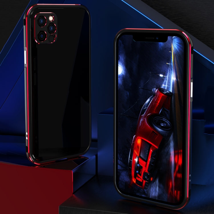 Aurora Series Lens Protector + Metal Frame Protective Case, For iPhone 12 mini, For iPhone 12