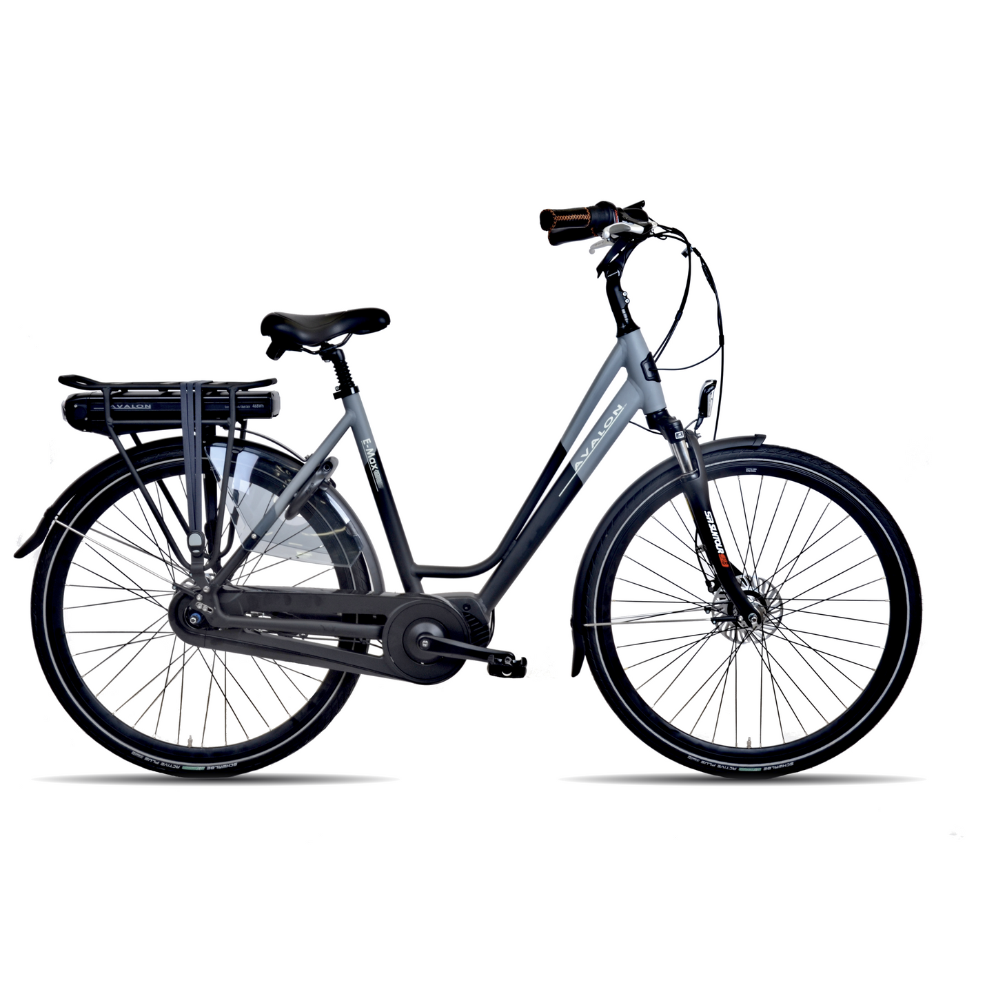 E-Max N7 54cm mat grijs/zwart