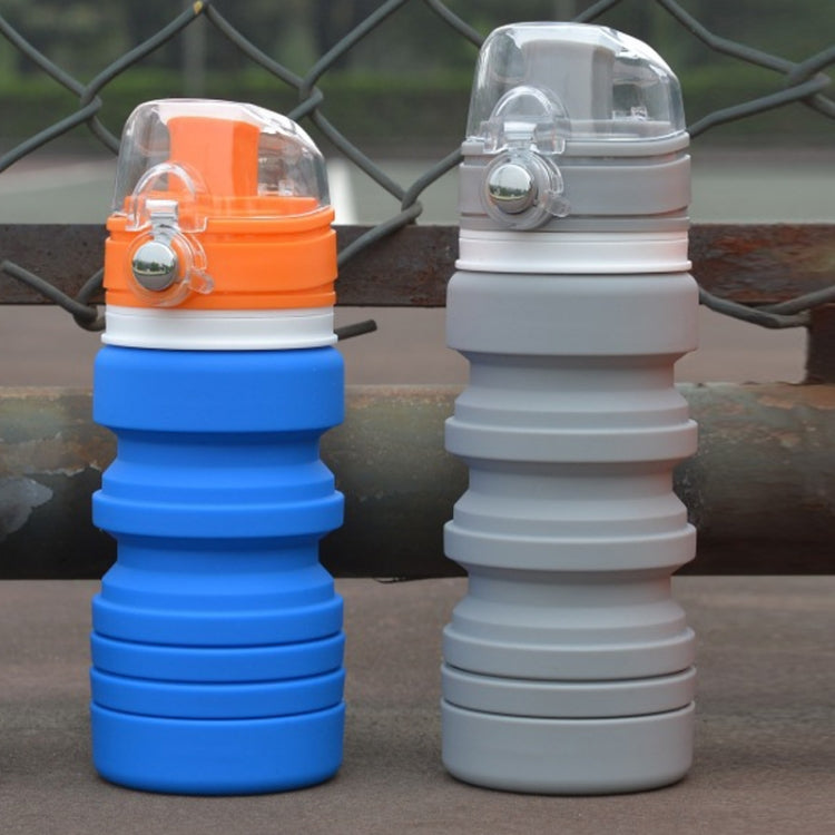 500mL Outdoor Travel Silicone Foldable Kettle Telescopic Cup Sports Drinking Bottle