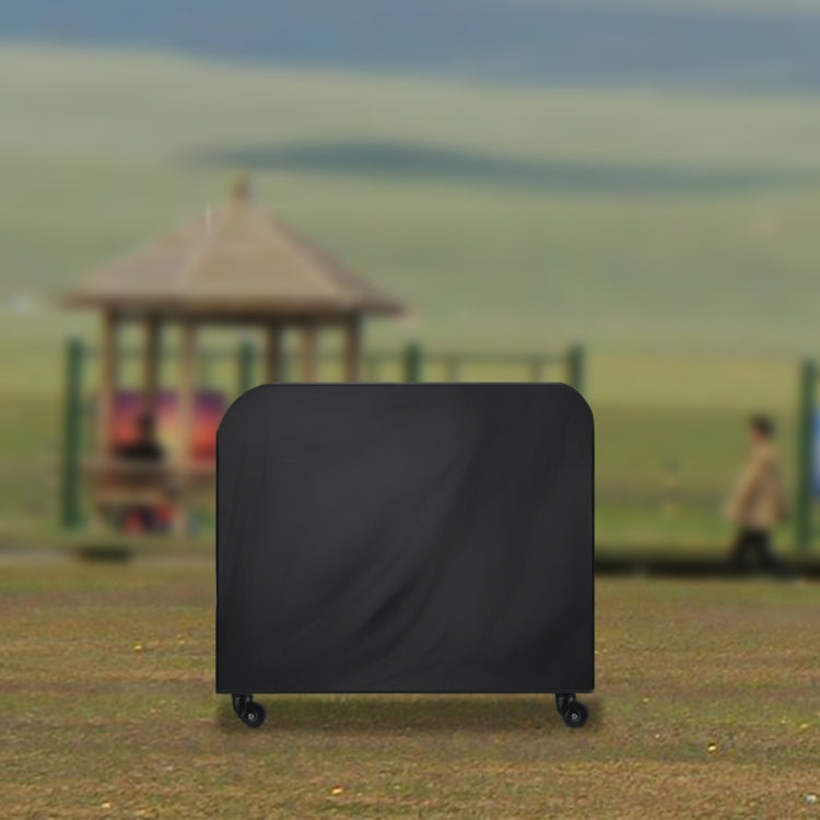 Anti-UV Waterproof Dust-proof 210D Oxford Cloth Folding BBQ Protective Cover Outdoor Gas Charcoal Electric Barbeque Grill Cover, Size: 190*71*117cm(Black), Size: 190*71*117cm