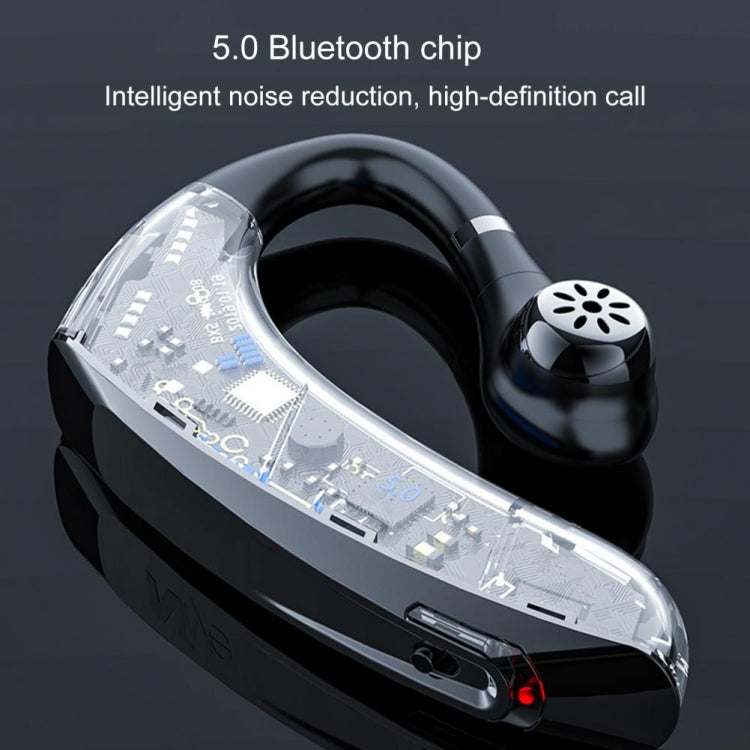DS800 Bluetooth 5.0 Universal Hanging Ear Style Business Sports Wireless Bluetooth Earphone, Classic Version, Classic Version (Silver), Classic Version (Black)