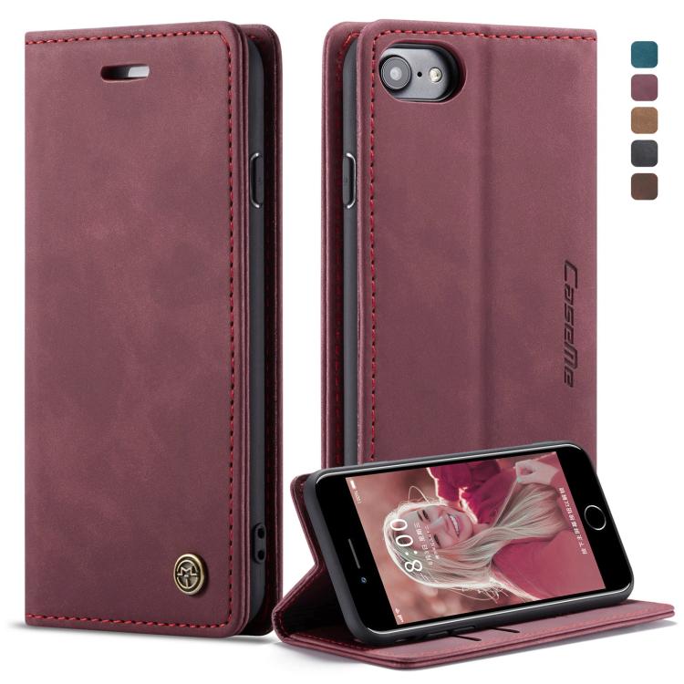 CaseMe-013 Multifunctional Retro Frosted Horizontal Flip Leather Case for iPhone 7 / 8, with Card Slot & Holder & Wallet
