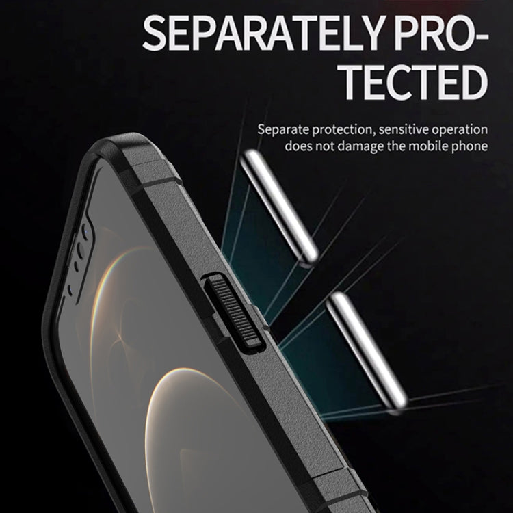For iPhone 13 mini Rugged Shield Full Coverage Shockproof TPU Case