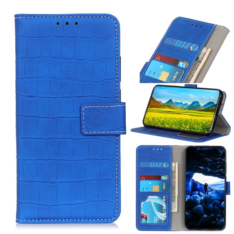 For iPhone XR Crocodile Texture Horizontal Flip Leather Case with Holder & Wallet & Card Slots & Photo Frame