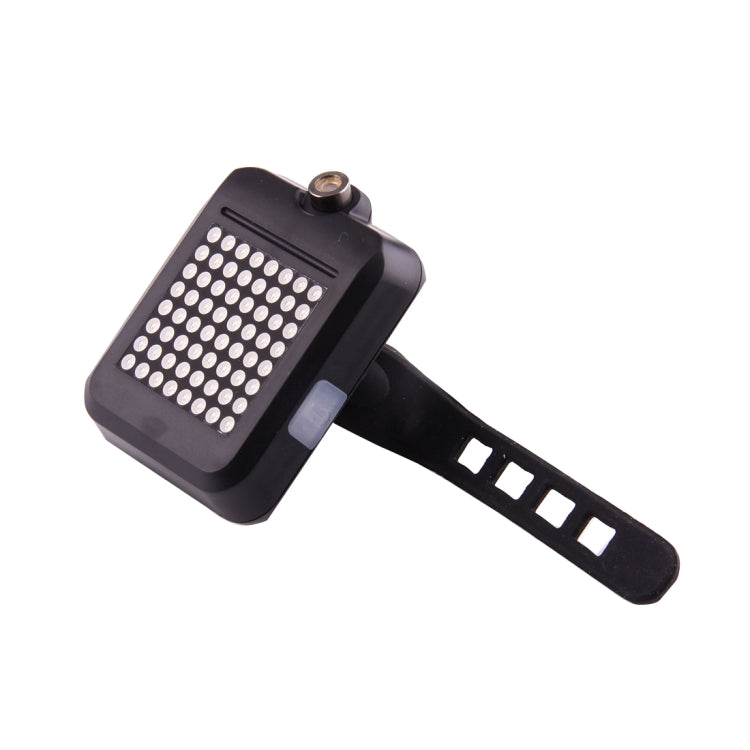 Bicycle Intelligent Wireless Control USB Rechargeable Turn Signal Light Bike Rear Brake Light with Laser & Mount Holder Strap, AQY-0100