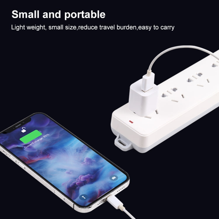 A2165 5V 1A Single USB Interface Mini Travel Charger, US Plug