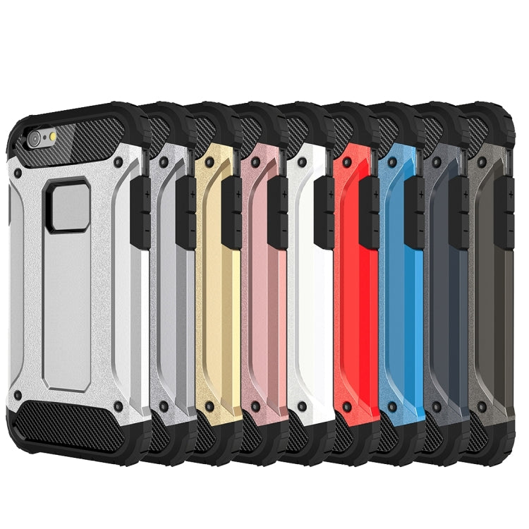 For iPhone 6 Plus & 6s Plus Tough Armor TPU + PC Combination Case