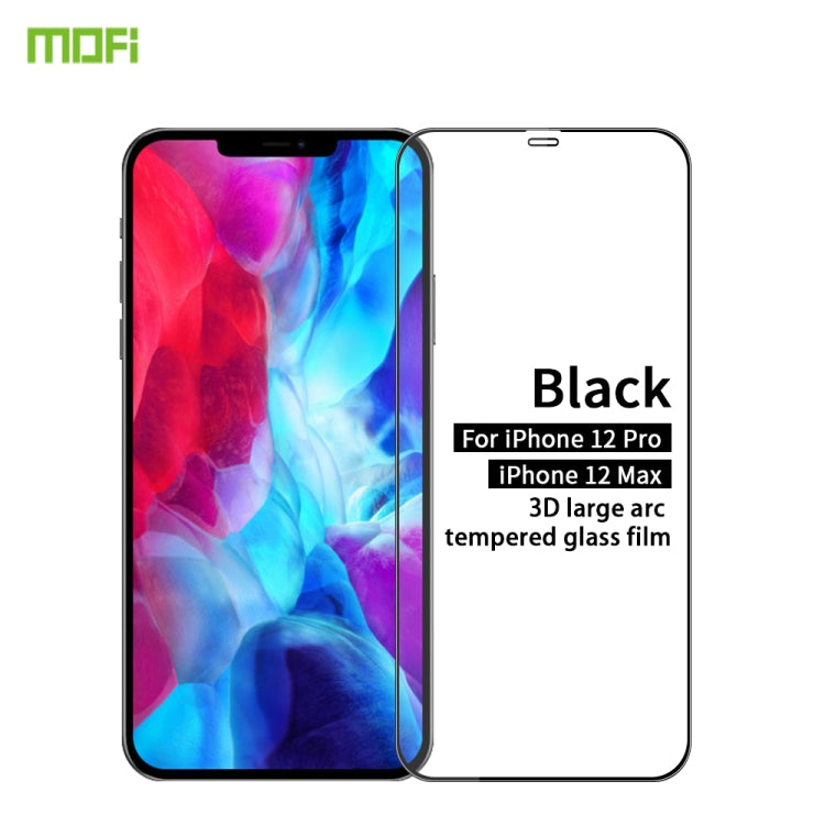 MOFI 9H 3D Explosion-proof Curved Screen Tempered Glass Film, For iPhone 12 mini, For iPhone 12 Pro Max, For iPhone 12 / 12 Pro
