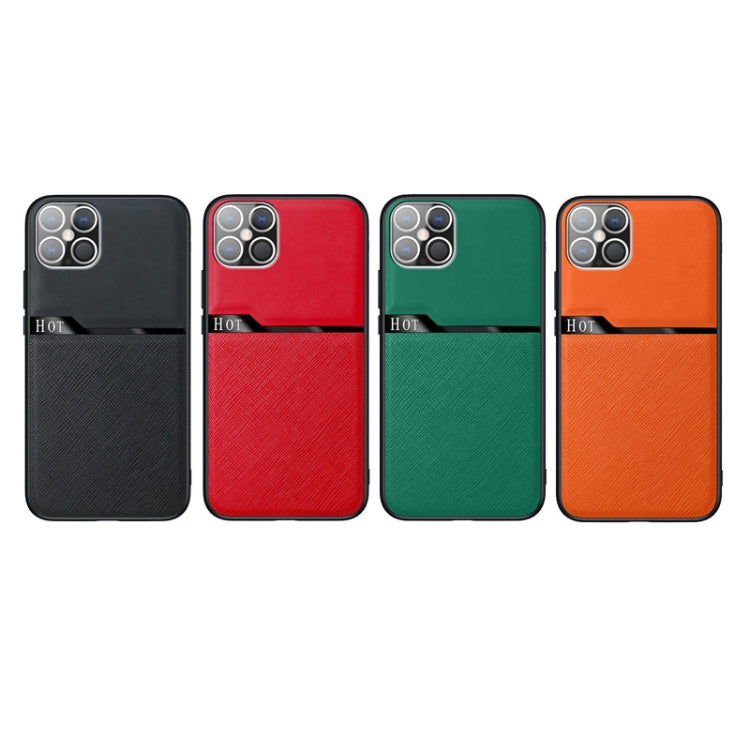 Skin-Friendly Frosted Leather + TPU All-Inclusive Phone Case with Metal Iron Sheet, For iPhone 12 mini, For iPhone 12 / 12 Pro, For iPhone 12 Pro Max