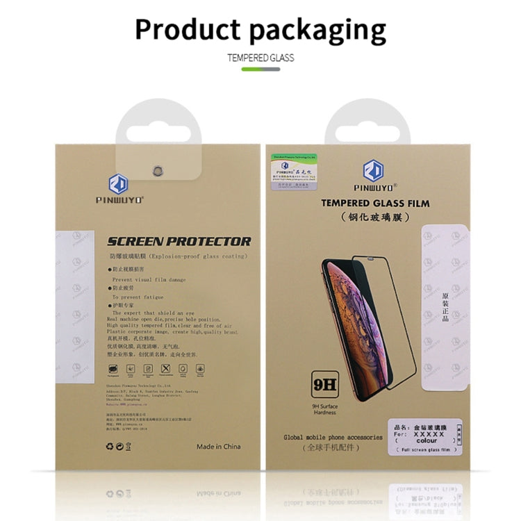 PINWUYO 9H 2.5D Full Screen Tempered Glass Film, For iPhone 13 mini, For iPhone 13 / 13 Pro, For iPhone 13 Pro Max