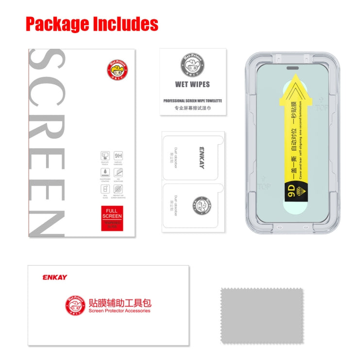 ENKAY Quick Stick Eye-protection Tempered Glass Film, For iPhone 11 Pro / XS / X, For iPhone 11 / XR, For iPhone 11 Pro Max / XS Max