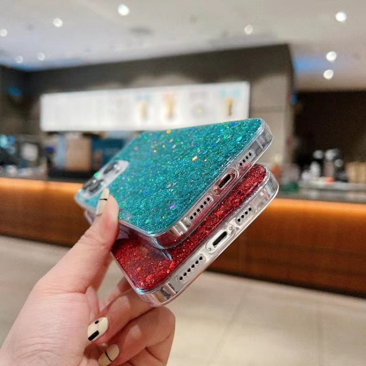 Glitter Sequins Epoxy TPU Phone Case, For iPhone 17e / 16e, For iPhone 16 Pro Max, For iPhone 16 Pro