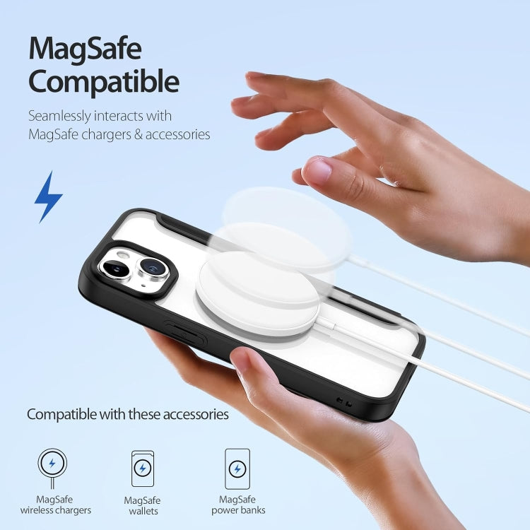 RFID Blocking Adsorption Flip MagSafe Leather Phone Case, For iPhone 15 Pro Max, For iPhone 15 Pro, For iPhone 15 Plus, For iPhone 15