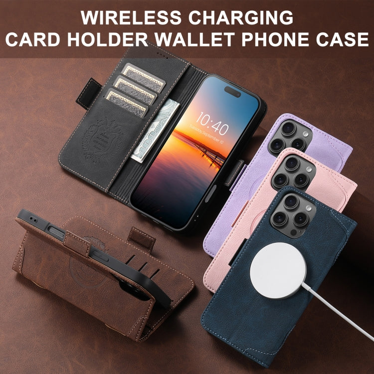 SUTENI J07 Multifunctional Horizontal Flip Magsafe Leather Phone Case