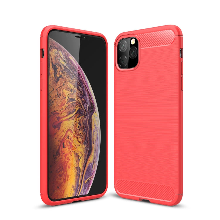 Brushed Texture Carbon Fiber TPU Case for iPhone XI Max 2019, For iPhone 11 Pro Max