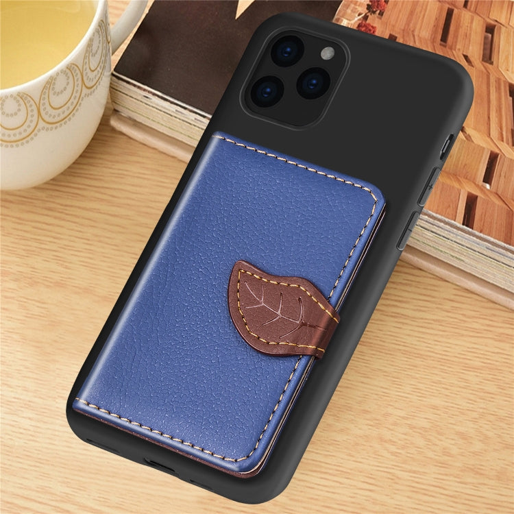 For iPhone XI 2019 Litchi Pattern Card Bag Wallet Bracket + TPU Phone Case with Card Slot Wallet Bracket Function, For iPhone 11 Pro