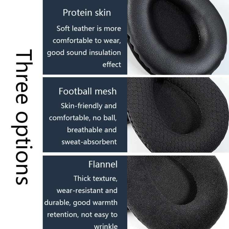 2PCS For Beyerdynamic DT131/DT235/DT231/DT234 Headset Cover, Flannel Type, Net Cloth Type, Protein Type