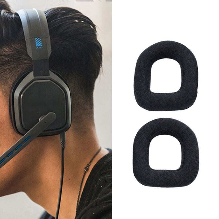 2 PCS Gaming Headset Sponge Protective Case, Flannel Earmuffs for Logitech A10, Head Beam for Logitech A10, Flannel Earmuffs for Logitech A40, Flannel Earmuffs for Logitech A50, Flannel Head Beam for Logitech A50...